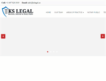 Tablet Screenshot of kslegal.ca